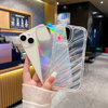 Hot Selling Colorful Laser Transparent Mobile Phone Case for iPhone 18 17 16 Pro Max - Shockproof Soft TPU Bumper