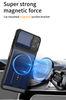 New 2-in-1 Magnetic Kickstand Luxury Design Phone Case Lens Protection TPU/PC Hybrid Shockproof 6 Colors for 17 16 15plus