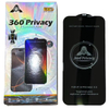 Factory Price Grade AAA ESD Black Diamond 360 All-round Anti-peep Film 0.3mm Tempered Glass with 9H Hardness for Mobile Phone