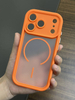 High-quality TPU+PC Electroplate Shockproof Magnetic Wireless Charge Phone Case for 17 Pro Max 16 Pro 15 14 13 12
