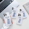 Transparent Anti-Shock Space Case with Acrylic Clear Phone Case for iPhone 11 12 13 14 15 16 Pro Plus