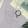 Factory Price Clear Magnetic Wireless Shockproof Phone Case Transparent PC for 16 15 14 13 12 11 Pro Max