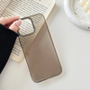 High Quality Clear Hard PC Phone Case Translucent Pure Color Design for iPhone 16 15 Pro
