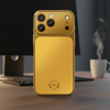 New Trending Golden Case with High Quality AG Glass Magnetic Business Style 17/16/15/14/13 Pro Max Plus