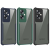 Wholesale 2-in-1 Transparent PC Back TPU Lens Protective Case Acrylic Shockproof Mobile Phone Cases for iPhone and OPPO
