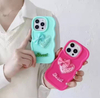 Quicksand INS Soft TPU Phone Case for Infinix Tecno Love Heart Wave Frame with Bowknot Protective Mobile Cover in OPP Bag