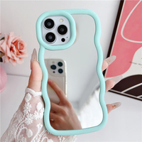 Custom Candy Color Mirror Phone Case for iPhone 13 Pro Max Smart Phone Cover with Unique 16 Pro Max Mirror Design
