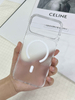 Carbon Fiber Transparent Magnetic PC Phone Case Texture Wireless Charging for iPhone 17promax 15 16 14 13proamx