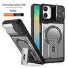 Premium Mechanical Cool Niche Shockproof Magnetic Phone Stand Window Case for Samsung A06 S25Ultra
