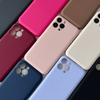 Hot Sale Fashion Design TPU Shockproof Card Holder Plain Color Mobile Phone Cases for 17 16 15 14 13 12 11 Pro Max