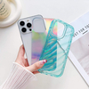 Color Irregular Water Ripple Waterproof Shockproof DIY Decoration TPU Laser Design Ins Style for Mobile Phone Case 100% Fit