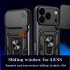 Manufacturer Wholesale Magnetic Phone Case Slide Camera Protection Cover for iPhone 16 14 Pro Max Plus 16e Ring Stand Included