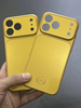 Luxury Golden Design Magnetic Glass Phone Case for iPhone 17 16 15 14 13 12 Pro/promax Factory Wholesale Mobile Phone Cases