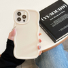 Customized Candy Color Anti-Scratch Wavy Women's Mobile Phone Case for Samsung Fashionable Accessory