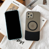 Hot Selling Matte Multi-Color Half PC Transparent Phone Case for iPhone 13 14 15 16 Plus Pro Max-Magnetic Skin Feel