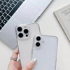 Transparent Anti-Shock Space Case with Acrylic Clear Phone Case for iPhone 11 12 13 14 15 16 Pro Plus