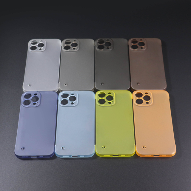 New Arrival Wholesale Shockproof Matte Hard PC Frosted No Frame Mobile Protector Cover for 15 Pro MAX/14-11