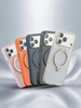 Magnetic Luxury Slim Case with Integrated Stand Soft Touch Anti-Fingerprint Shockproof TPU/PC Cover for 17/16/15 Pro Max