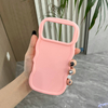 Macaron Color Silicone Style Case with Wave Edge Drop Protection Compatible with for iPhone 15 16 17 Pro Max