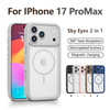 Premium Luxury Anti-drop and Shockproof Magnetic TPU PC Phone Case for iPhone 17 16 15 14 Pro Max