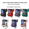 Magnetic Kickstand Card Holder Wallet Mobile Phone Case for iPhone 16 15 14 Pro Max Plus 16e Defend Cover with Camera Accessory