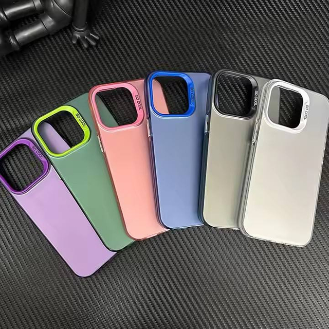 Shockproof TPU IMD Phone Case with Matte Design 6 Colors Supports UV Printing for for Vivo Oppo Infinix