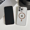 Transparent Minimalist Magnetic PC Hard Case with Cool Touch HD Clarity for Samsung for iPhone 13 15 16 17 Pro Max Mobile Phones