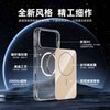 High Quality PC Magnetic Phone Case for iPhone 17 Pro Max 16 15 14 Anti-Yellow High Hardness Protective Back Cover