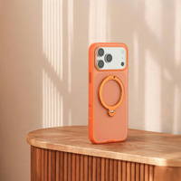 Premium Wholesale Magnetic Case with Stand Luxury Anti-Fingerprint Shockproof TPU PC Cover for iPhone 17 16 15 Pro Max
