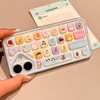Cute 3D Cartoon Keyboard Case for iPhone 15 14 13 Pro Max Mobile Phone Cases with Decompression Kitty Toy