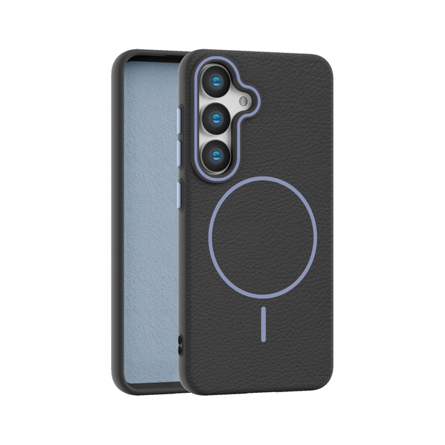 Luxury Magnetic Lychee Skin Texture PU Leather Phone Case for iPhone 16 15 14 Plus Pro Max Shockproof Flexible Magnetic Cover