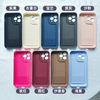 Candy-Colored Matte Liquid Silicone TPU Phone Case with Holes for Lens Protection Compatible with for iPhone 15 16 Pro Max