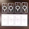 Transparent Acrylic Magnetic Phone Case for 17 Pro Max with 360 Protection Wireless Charging & Shockproof