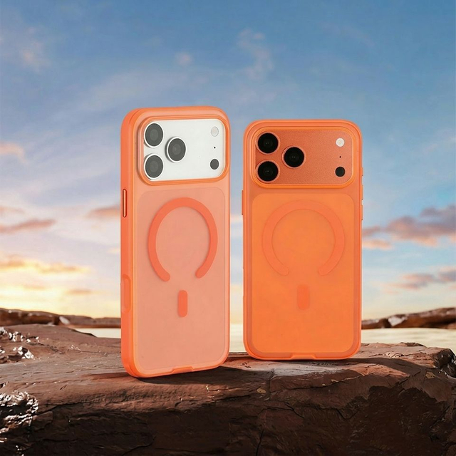 High Quality Luxury Shockproof Magnetic Wireless Charge Anti-Fingerprint Mobile Phone Case for 15 Pro Max & All Series
