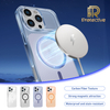 New Transparent Light Luxury High-quality Carbon Fiber Magnetic PC Phone Cover for iPhone 17 16 15 14 Pro Max