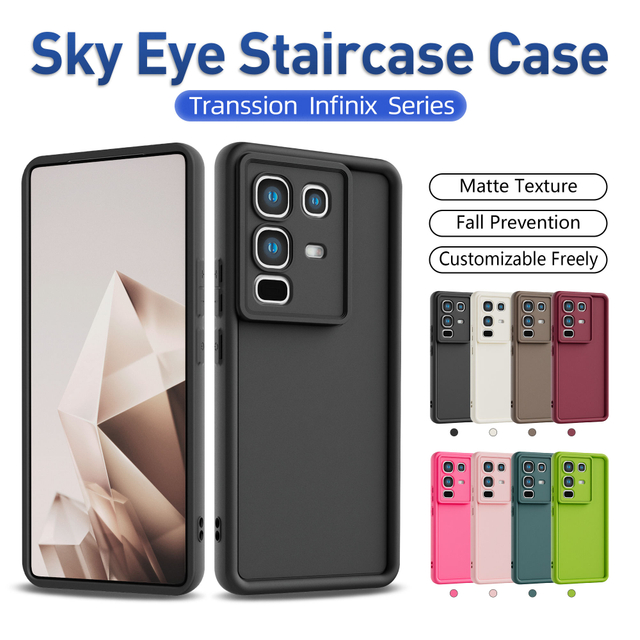 Customizable Minimalist Style Durable Shockproof Waterproof TPU Infinix Smart 9 10 Hot20 Phone Case Solid Color Soft Case