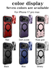 Hard PC TPU Phone Case with Slide Camera Protection for Samsung for iPhone 16 15 14 Pro Max Plus 16e Build-in Phone Holder