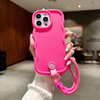 Colorful Lanyard Mobile Phone Cases for 17promax 17Air 16 15 14 13 Promax-Shockproof TPU Anti-Loss Fashion