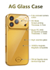 2026 Luxury Golden Electroplate PC Magnetic Wireless Charge Lens Protection Shockproof Phone Case for All Series