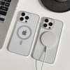 High Quality PC Phone Hard Case Transparent Magnetic Attraction Ins Style for IPhone13 14 15 16 17 Pro Max