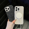 2025 New Arrival Shockproof TPU Phone Case with Star Diamond Sparkle Powder Magnetic Cover for iPhone 12 13 14 15 16 Promax