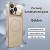 Original Color PC Glass Frosted Wireless Charging Magnetic Phone Case for Mobile Phone for iPhone 17 air 13 14 15 16 Pro Max
