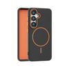 Luxury High-quality Litchi Leather Case for Samsung TPU Mobile Phone Cover Compatible with Wireless Charging