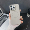 Magnetic Matte Hard PC Ultra-Thin Phone Case for iPhone 16 15 14 13 12 11 Pro Max Plus Fine Coil Case