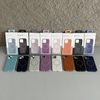 New White and Litchi Leather Magnetic TPU Shockproof Phone Cover with Flannel for iPhone 17promax 16 15 14 13 Promax