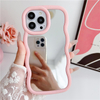 PRT Luxury TPU Shockproof Waterproof Mobile Phone Cases with Mirror Makeup Case for Oppo Vivo Models