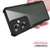Wholesale 2-in-1 Transparent PC Back TPU Lens Protective Case Acrylic Shockproof Mobile Phone Cases for iPhone and OPPO