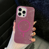 Hot Sale Wholesale New Fashion Luxury Magnetic Glitter Shockproof TPU Phone Case for 17 16 15 14 13 12 11 Pro Max