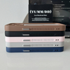 Premium 2-in-1 Magnetic Attachment Frame Textured Transparent TPU+PC Phone Case Heat Dissipation Luxury Design 6 Colors for