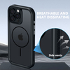 Factory Wholesale Matte Magnetic Charging Phone Case Shockproof for iPhone 17 Promax 16 15 14